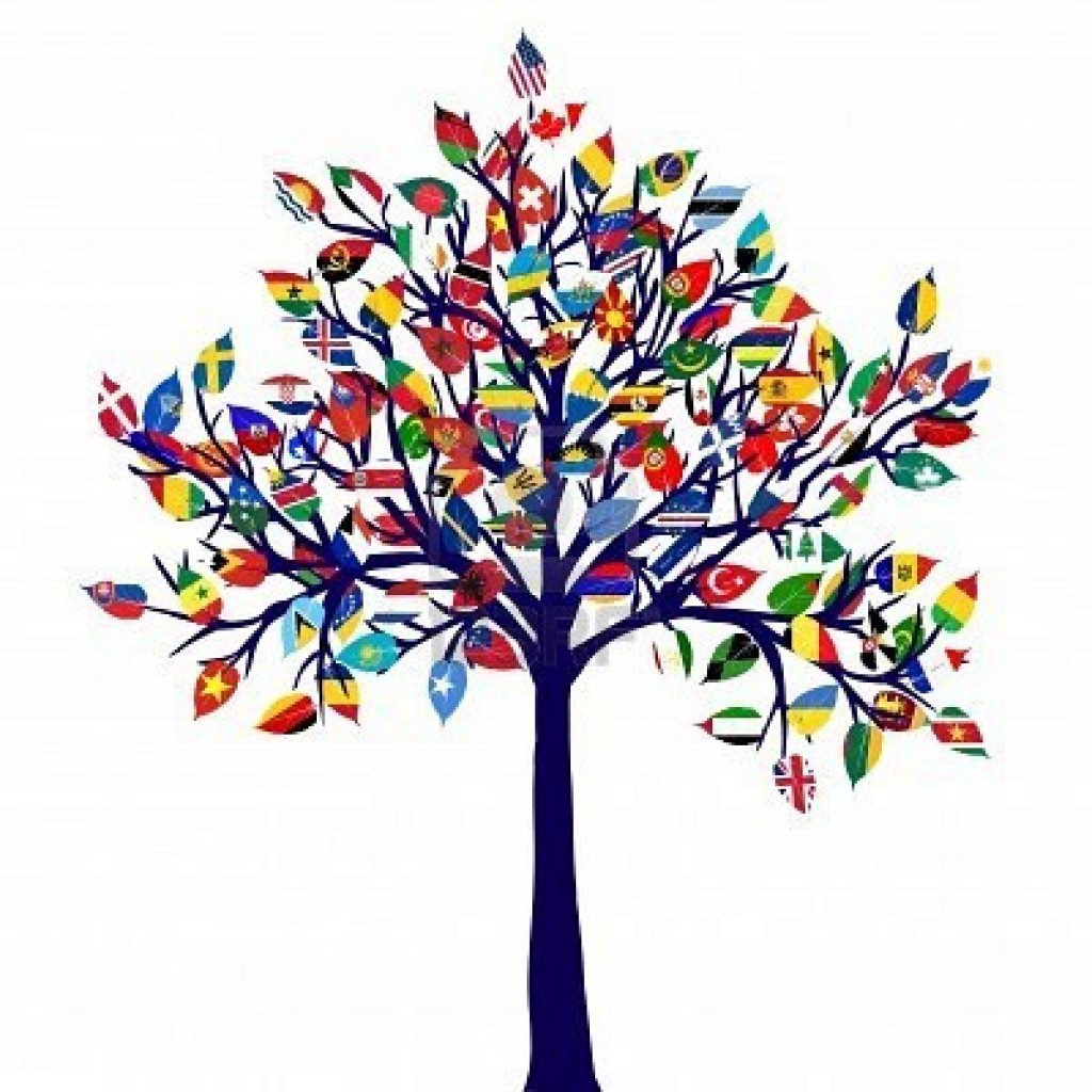 8254768-abstract-tree-with-all-flags-of-the-world